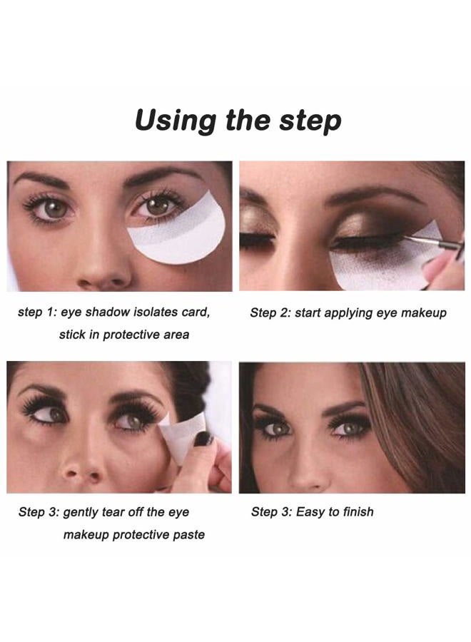 Sonku 150 Pcs Eyeshadow Stencils Pads, Eyeshadow Shields Lint Free Under Patches for Eyelash Extensions,Tinting and Lip Makeup Residue - Image 3