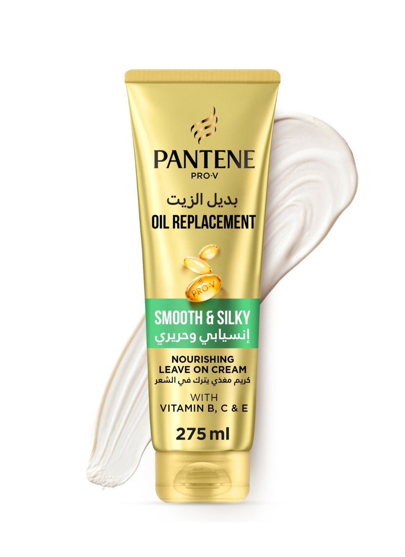 Pantene Smooth & Silky Oil Replacement Cream for Shine - Image 1