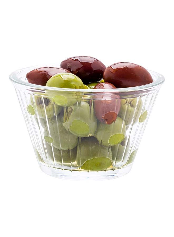 Restaurantware 6 Ounce Small Glass Bowls,  6 Tempered Fluted Glasses, Lead-Free, Clear Glass For Desserts Or Appetizers, For Spices, Condiments Or Ingredients - Image 4