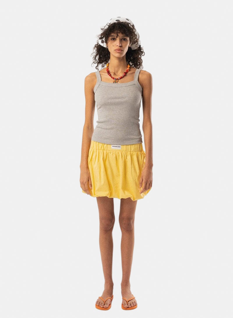In Your Shoe Heather Grey Ribbed Tank Top - Image 3