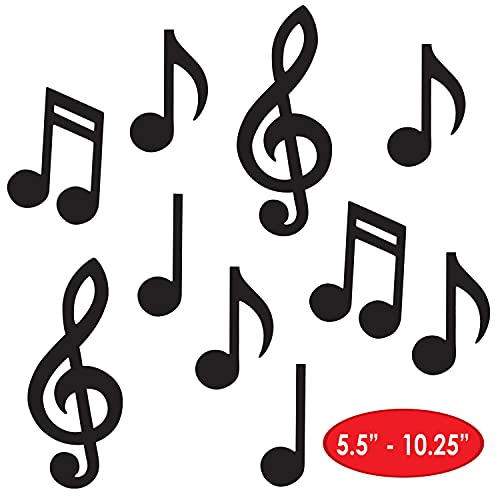 Beistle Mini Musical Notes Silhouettes - Image 3