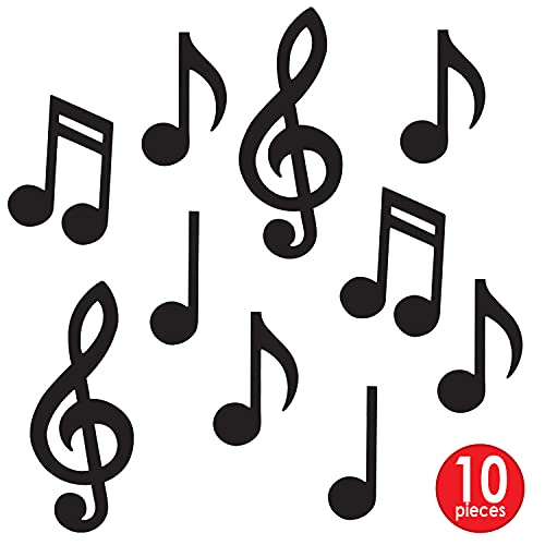 Beistle Mini Musical Notes Silhouettes - Image 2