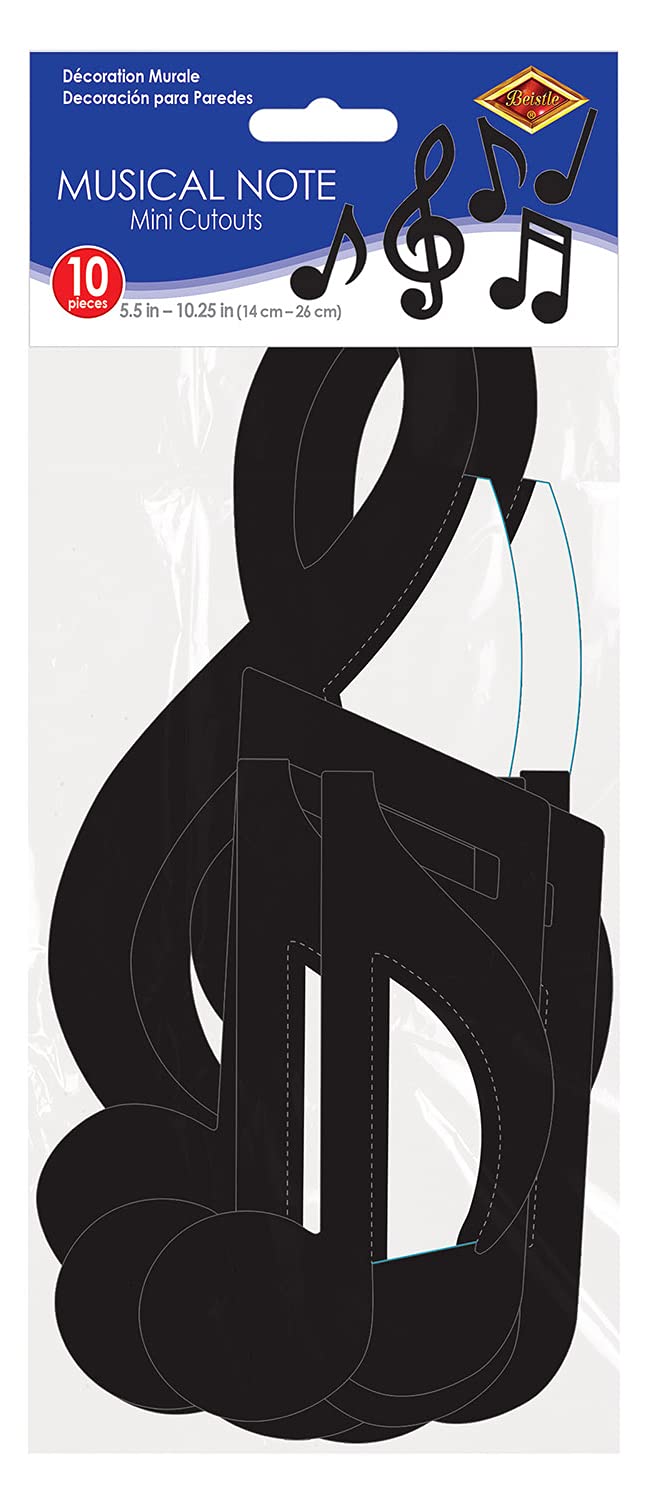 Beistle Mini Musical Notes Silhouettes - Image 4