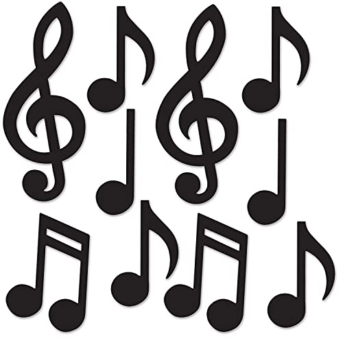Beistle Mini Musical Notes Silhouettes - Image 1