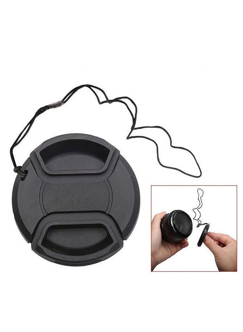 COOPIC 2 x 43mm Lens Cap Front Cover Protector Snap On Center Pinch for Camera Canon Nikon Sony DSLR - Image 2