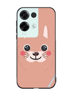 VR CREATIVE Protective Case Cover For Oppo Reno8 Pro Lama Cartoon Face Design Multicolour  - Image 1