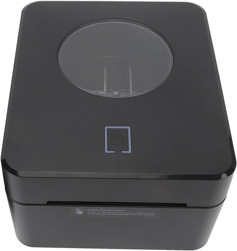Yunseity Thermal Paper Label Printer, Professional Thermal Label Printer Automatic Proofreading 160mms 4x6in Automatic Temperature Protecting for Supermarkets (US Plug) - Image 5