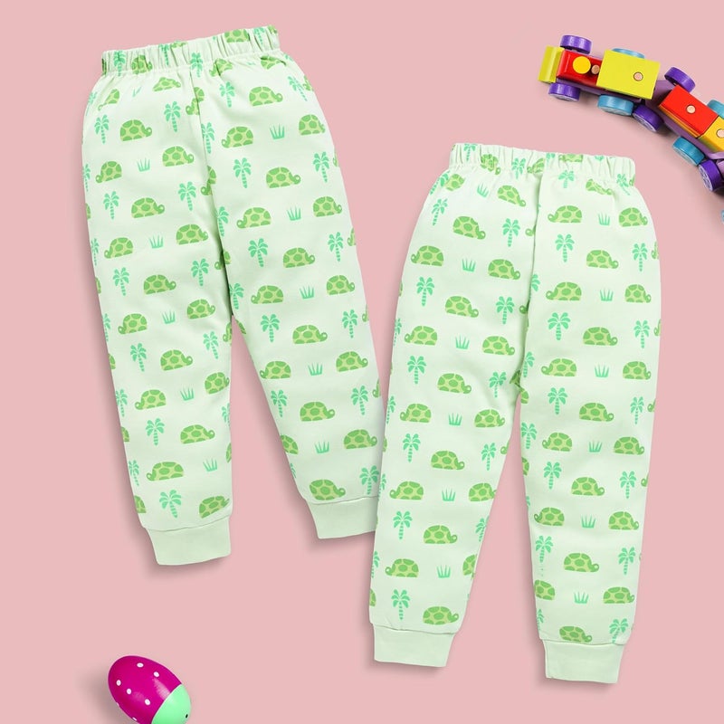LuvLap Baby Boys 100% Cotton Printed Pyjama Set Pack of 3 - Aqua, Sea Foam Green & Provincial Blue, Size XXL (18 to 24 Months) - Image 4