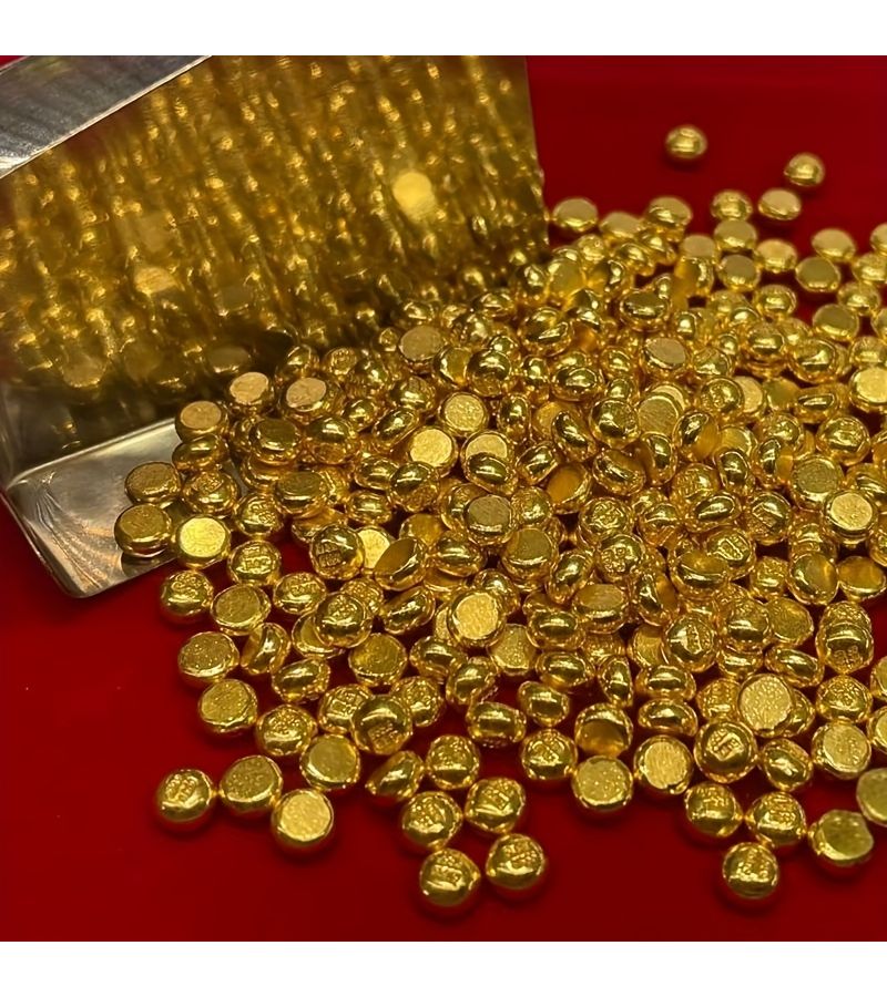 High Quality Brass Bean Shaped Pieces 10 Pcs Pack For Jewelry Making - Image 5