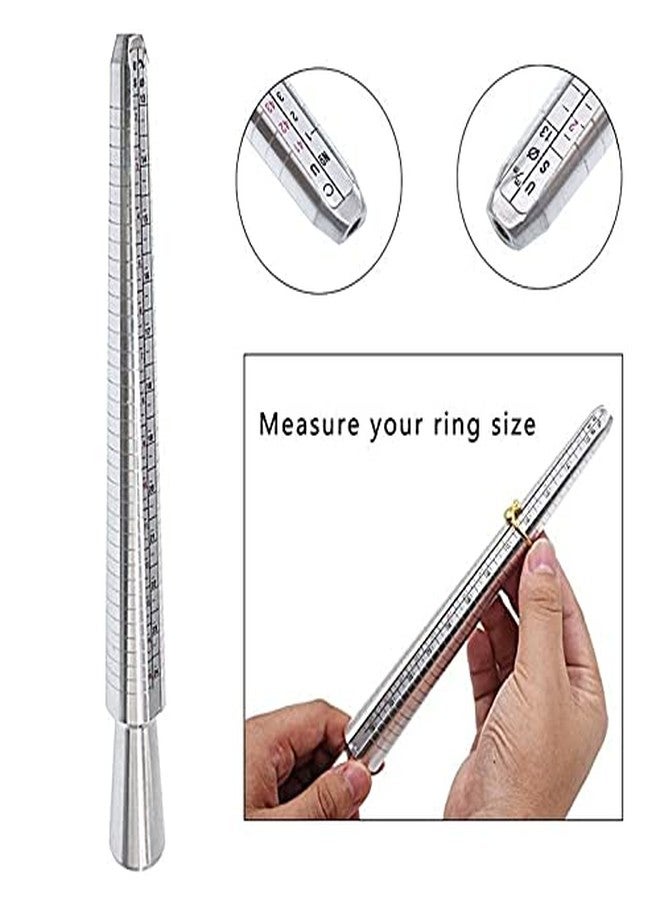 RUDRA Ring Stick Aluminum with International Markings for Measuring for Jewellery Making, Jewellery Repair & Hobby Crafts - Image 5
