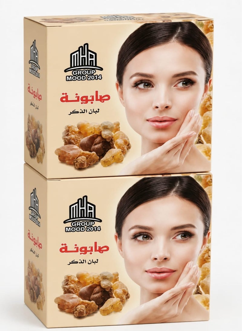 صابونة لبان الدكر لشد وتبييض البشرة - قطعتين