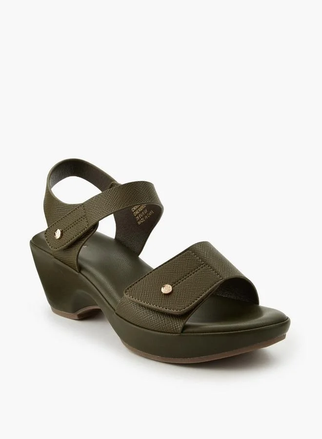 فلورا بيلا من شو إكسبرس Flora Bella Women Textured Wedge Heel Sandals