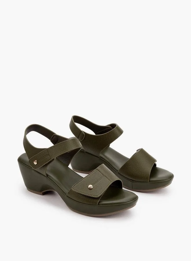 فلورا بيلا من شو إكسبرس Flora Bella Women Textured Wedge Heel Sandals