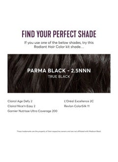 Madison Reed Radiant Hair Color Kit, Soft Black for 100% Coverage of Resistant Gray Hair, Ammonia-Free, 2.5NNN Parma Black, Permanent Hair Dye, Pack of 1  - Image 5