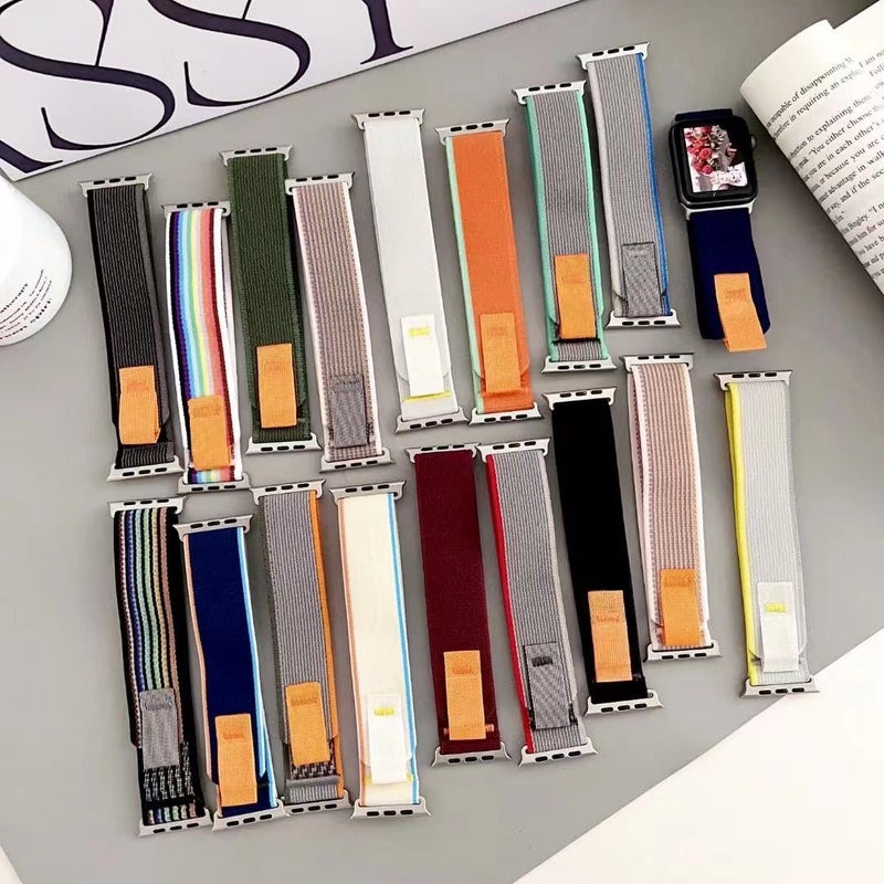 For Apple Watch S7Applewatchs8 Nylon Ultra Canvas 49Mm45Mm Wild Track Strap 41M - Image 4
