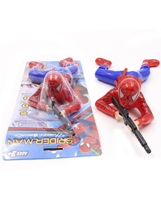 Bear Out Of The Electric Spider Man Climbing Children's Toys With Lights And Sounds Will Crawl Strong Brother Climbing Toys Wholesale-Color:U.S. Team Crawler  - Image 5
