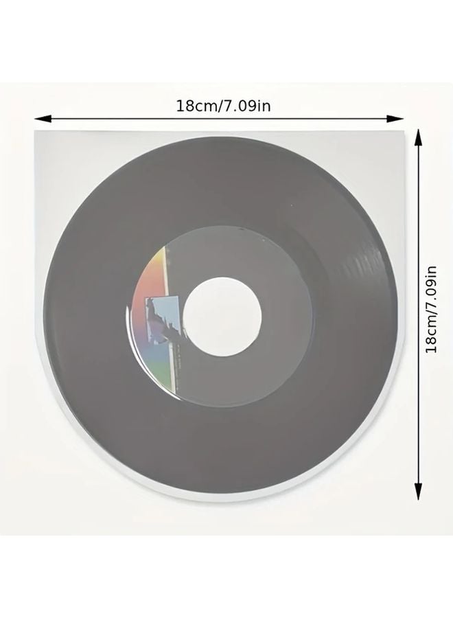 50pcs 12 Inch Clear U Shaped Vinyl Record Sleeves Protectors Scratch Resistant LP Covers - Image 5