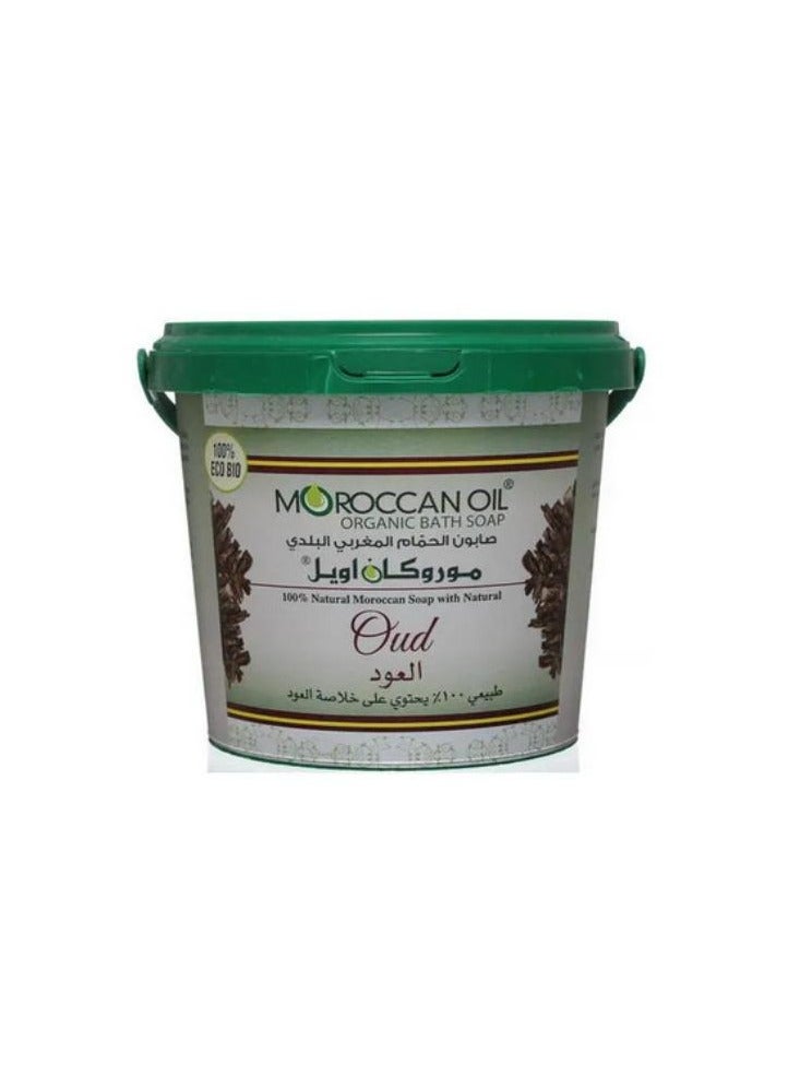موروكان أويل الصابون المغربي بخلاصة العود من موروكان اويل 850 جرام