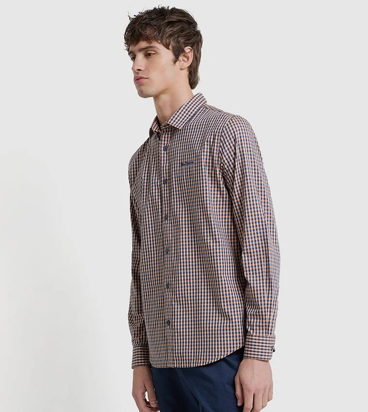 بين شيرمان Ben Sherman Men's Long Sleeve Check Shirts