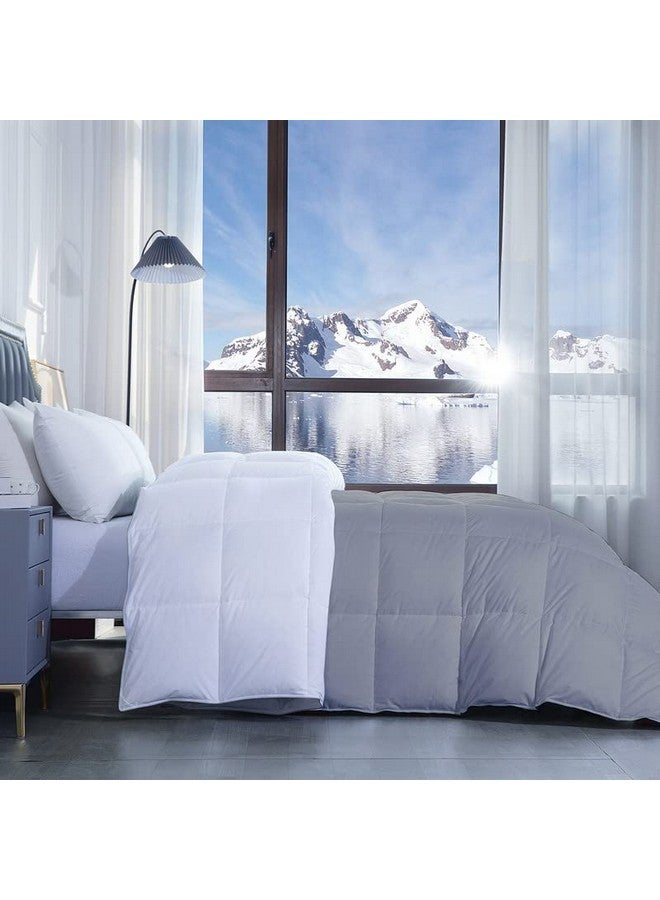 Razzai MammaYo Down Alternative Soft Quilted 300 GSM All Weather microfiber Comforter (60" x 90" Inches/152cm x 228cm) - Single Bed Comforters|Silver/White| TC - 400 - Image 3