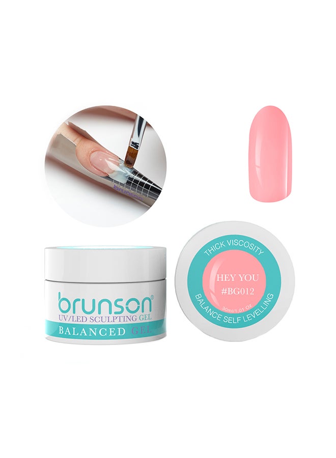 brunson Sculpting Camouflage Uv Builder Gel Balanced Level Gel Uv Sculpting Nail Gel System 30Ml Hey You Bg012