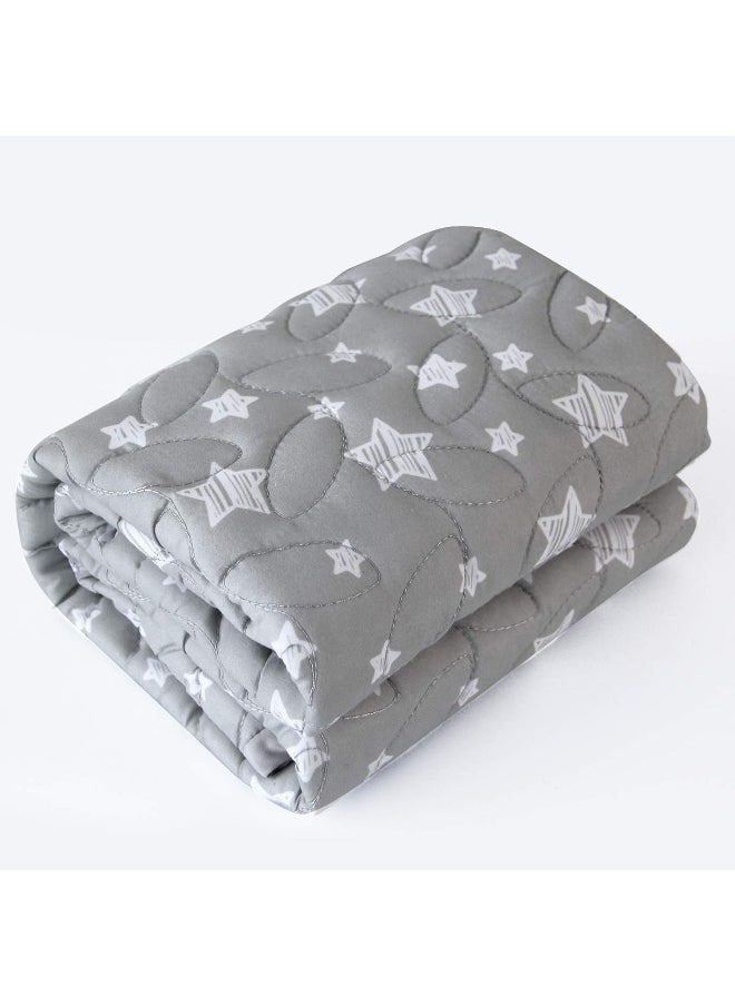 Moonsea Moonsea Travel Crib Sheet Quilted Fits Guava Lotus, Baby Bjorn, Dream on Me Travel Crib Light Playard, Mattress Pad for Guava Lotus Crib, Unisex, Boys or Girls  - Image 1