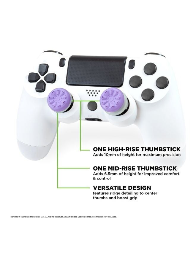 Purple For Xbox Controller Key Caps, Handle Joystick Caps, Protective Caps, Non-Slip Silicone Thumb Joystick Set For Ps4/Ps5 Controllers  - Image 3