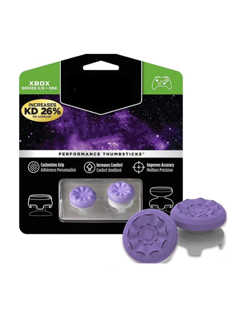 Purple For Xbox Controller Key Caps, Handle Joystick Caps, Protective Caps, Non-Slip Silicone Thumb Joystick Set For Ps4/Ps5 Controllers  - Image 1