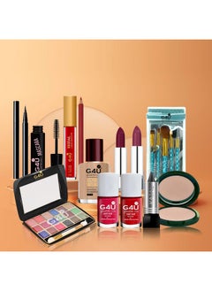 G4U Complete Makeup Set For Women | Pro Beauty Elegance Kit Pack Of 17 Pcs | Gift Set For Girls A30  - Image 1