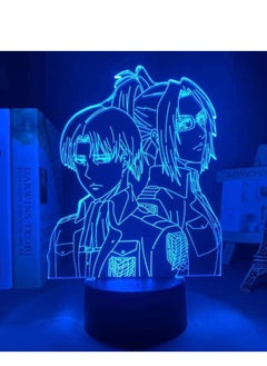 althiqahkey Anime 3D LED Lamp Manga 3D Night Light Anime Figures W/Anime EID Gifts Anime Birthday Gifts RGB 16 Colors W/Remote Control  - Image 4