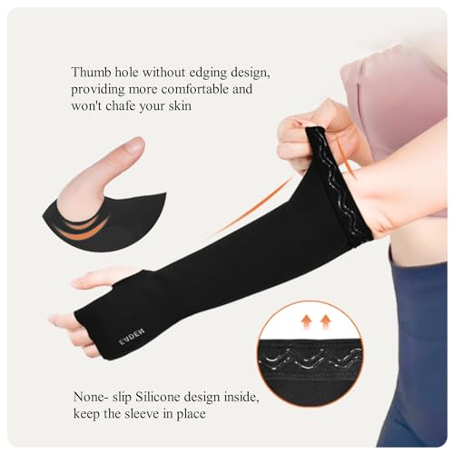 Topeter Passing Forearm Sleeve with Protection Pad for Teen Girls and Boys, Men and Women Volleyball Wrist Guard 1 Pair Black S - Image 3