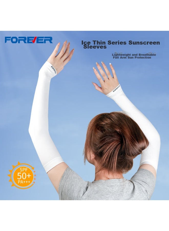 Forever Summer Sun Protection Arm Sleeves For Men And Women, Ice Sleeves, Arm Guards, Arm Sleeves For Women, Arm Sleeves For Men, Black - Image 3