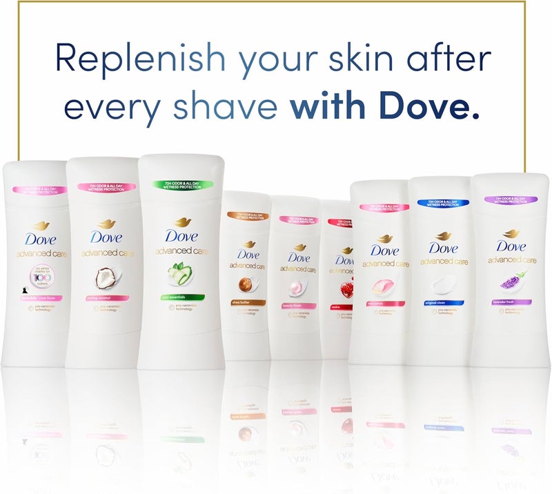 دوف مزيل عرق دوف أدفانسد كير، مزيل عرق أصلي، 74 غرام، عبوة من 6 قطع | حماية طويلة الأمد من العرق والرائحة | عناية لطيفة بالإبطين مع السيراميد - Image 3