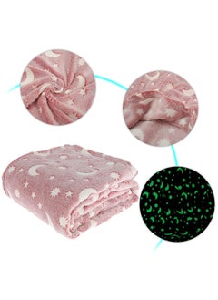 FASHION HOME Kids Glow in The Dark Blanket Soft Throw All Seasons for Couch Sofa Bed 150 x 120cm  - Image 5
