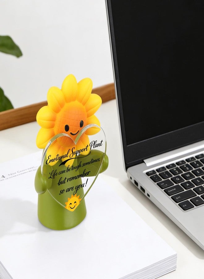 VYNWPDFLI Resilience Reminder Plant Figurine, Emotional Support Gift for Women, Men, Inner Strength Present for Friend, Tough Times Desk Decor for Coworker, LOS27 - Image 3