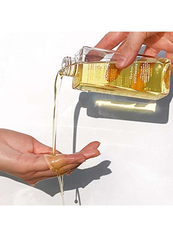 BONAJOUR [BONAJOUR] Vegan beauty Rice Bran 90% Natural Deep Cleansing Oil - Vegetable Oil Based Best Multi Makeup Remover For Sensitive Oily Dry Combination Skin 6.7 Fl.oz - 200 ml - Image 2