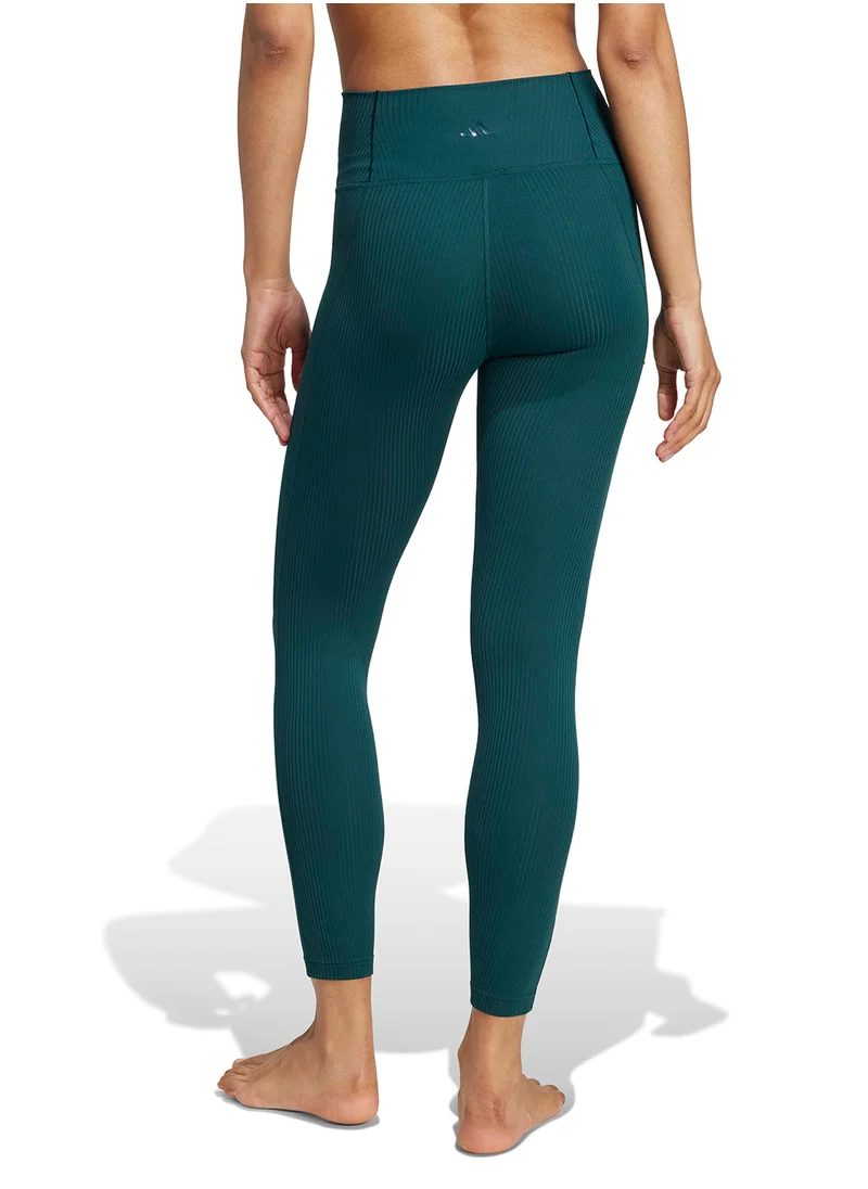 اديداس All Me Ribbed 7/8 Leggings