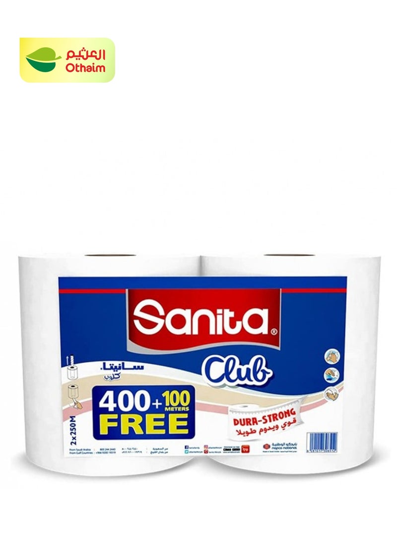 Sanita Sanita Club Towel Roll, 400m+100m 