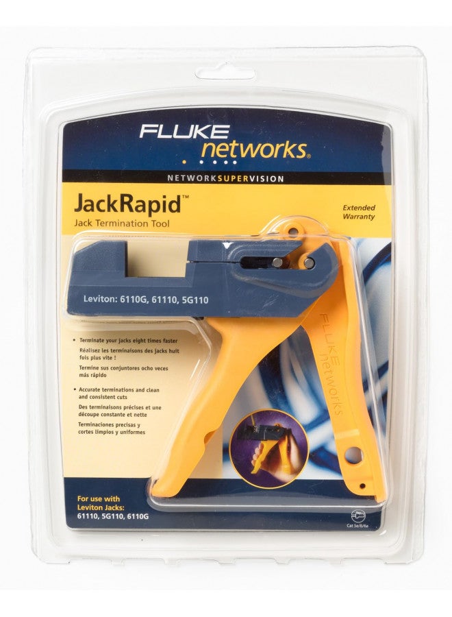 Fluke Networks JR-LEV-2 Jack Rapid Punch Down Tool for Leviton 61110 5G110 6110G - Image 3