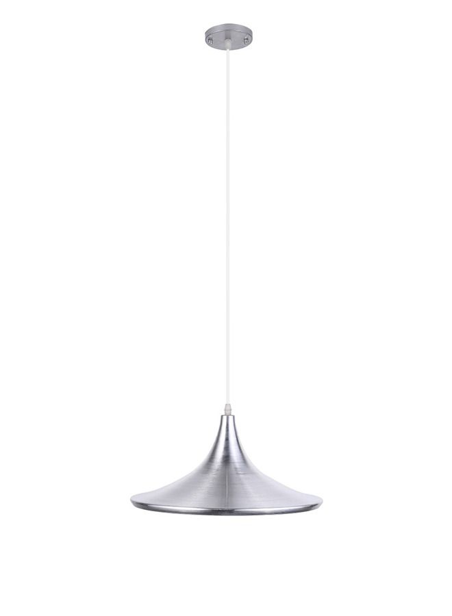 El Rawda Lighting Orla Ceiling Lamp - Single | modern decorative LED E27 pendant light ceiling lamp hanging | suitable for any room | Color: Chrome | Size: 70x20 cm - Image 1