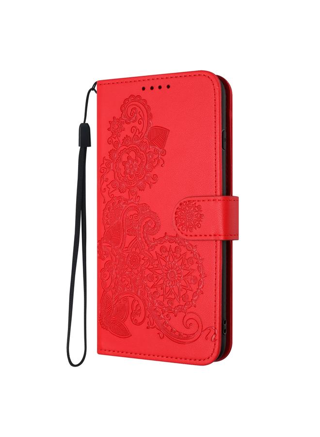 Zaboon Case For Infinix Note 30 5G Datura Flower Embossed Flip Leather Phone Case - Image 3
