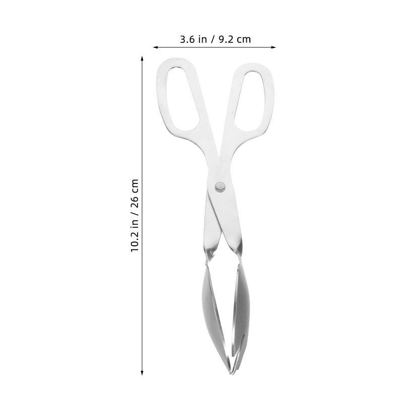 Stainless Steel BBQ Tongs For Grilling Cooking And Serving Food Clamp - Image 3