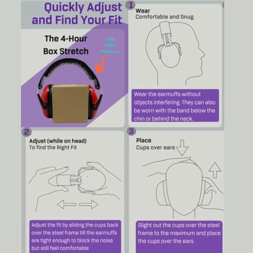 The AutoStory BDS Safety Premium Ear Muffs – NRR 26dB SNR 33dB Noise Reduction Headphones – Adjustable & Foldable Hearing Protection for Shooting, Construction, Studying, Sleeping (Neon Green) - Image 2