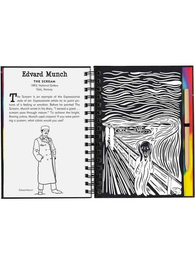 Peter Pauper Press Scratch & Sketch Fine Art (Trace Along) - Image 5
