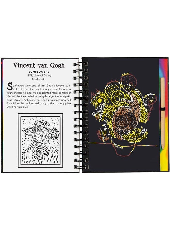 Peter Pauper Press Scratch & Sketch Fine Art (Trace Along) - Image 3