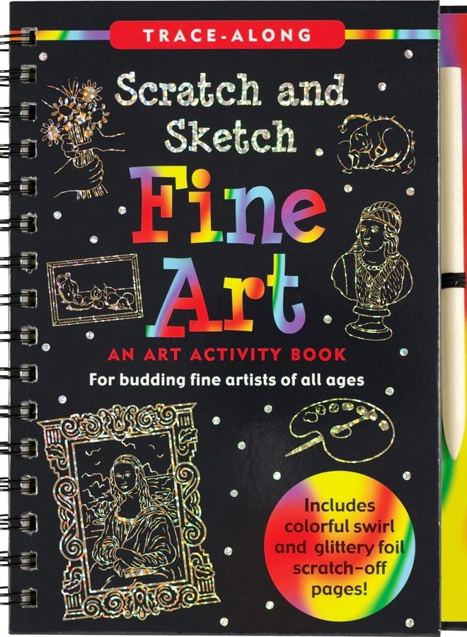 Peter Pauper Press Scratch & Sketch Fine Art (Trace Along) - Image 1