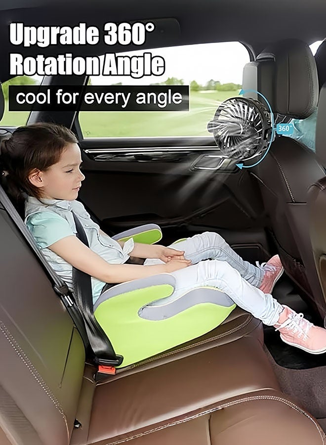 ZAFRA ​​Baby Stroller Clip Fan - Rechargeable Portable Fan 3 Speeds - 360° Adjustable for Crib, Car Seat, Trolley - Safe Soft Blades​ - Image 2