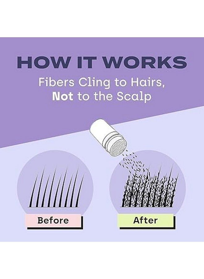 HyrgraceeÂ® Hair Building Fiber Absolutely Natural Refill Pack Use For Men Black (25 Gram) - Image 4