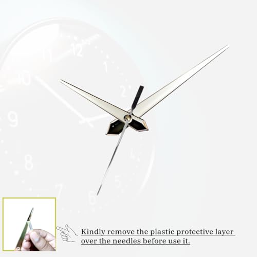 Epoxy Fusion DIY Resin Clock Making Kit – 12 Inch Round MDF Base (7mm Thick), 18mm Silent Movement, Metal Hands & 3D Glossy Plastic Numbers | DIY Wall Clock Craft Set for Art, Home Decor, Gifts - Image 3
