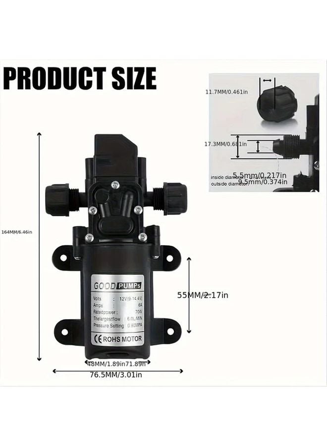 1pc Portable High Pressure Electric Water Pump Sprayer For Car Wash Household Agricultural Use - Image 3